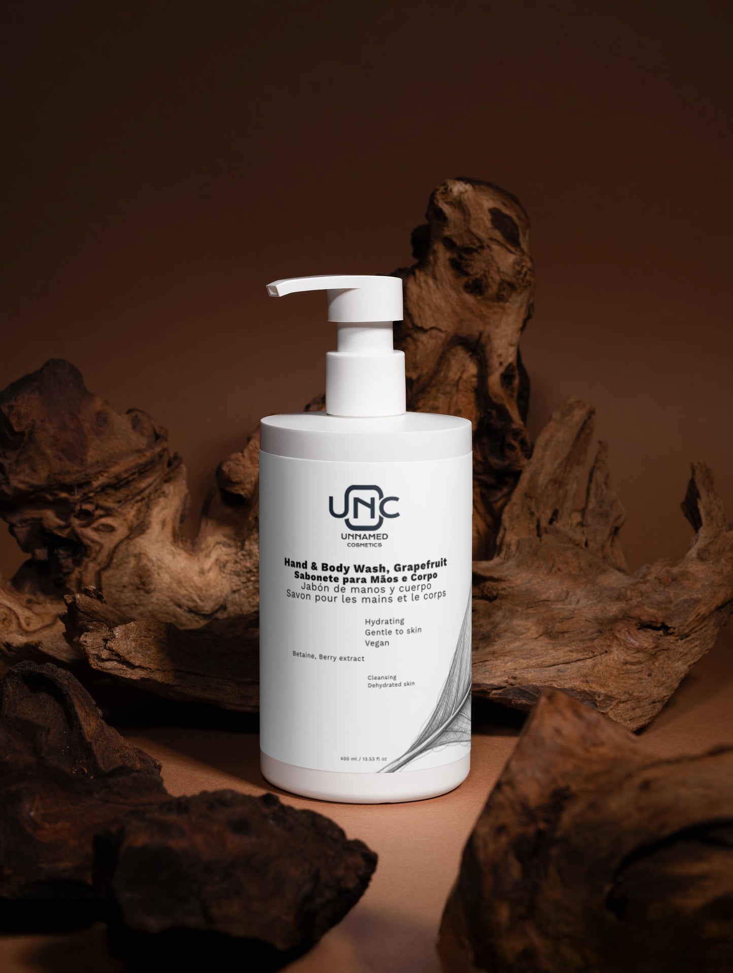 Sabonete para Mãos e Corpo | Aroma Uva | 400 ml | Unnamed Cosmetics