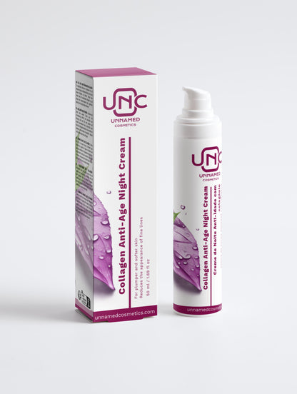 Creme de Noite Anti-Idade com Colagenio | 50 ml | Unnamed Cosmetics - Unnamed Cosmetics