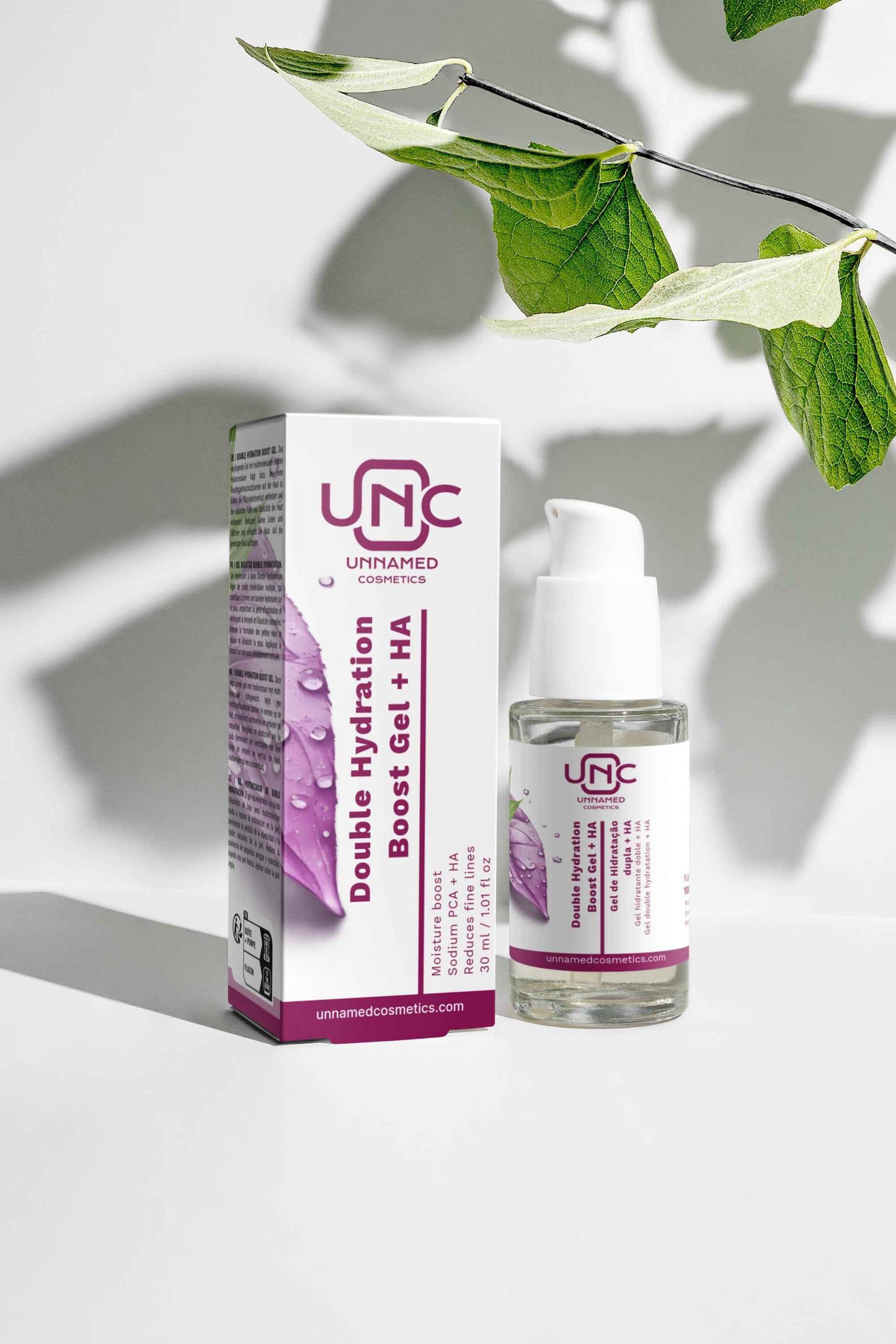 Gel Hidratante com Acido Hialuronico | 30 ml | Unnamed Cosmetic